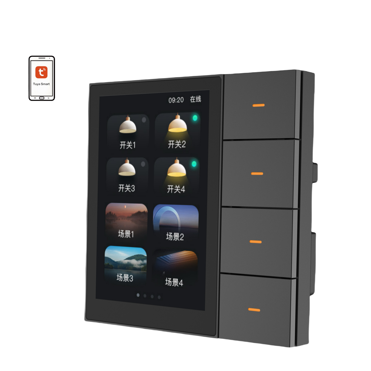 Smart Home Life - 4 Gang Zigbee Smart Life Smart