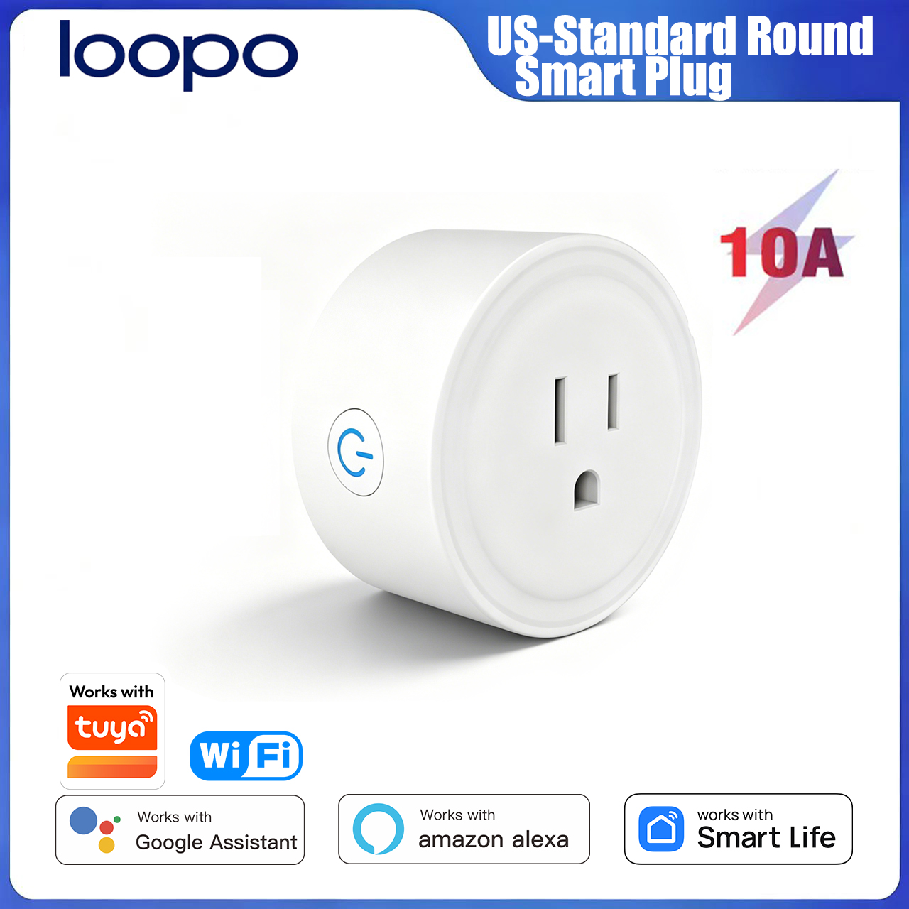 Smart Home For Living - Tuya WiFi US Round 10A Smart