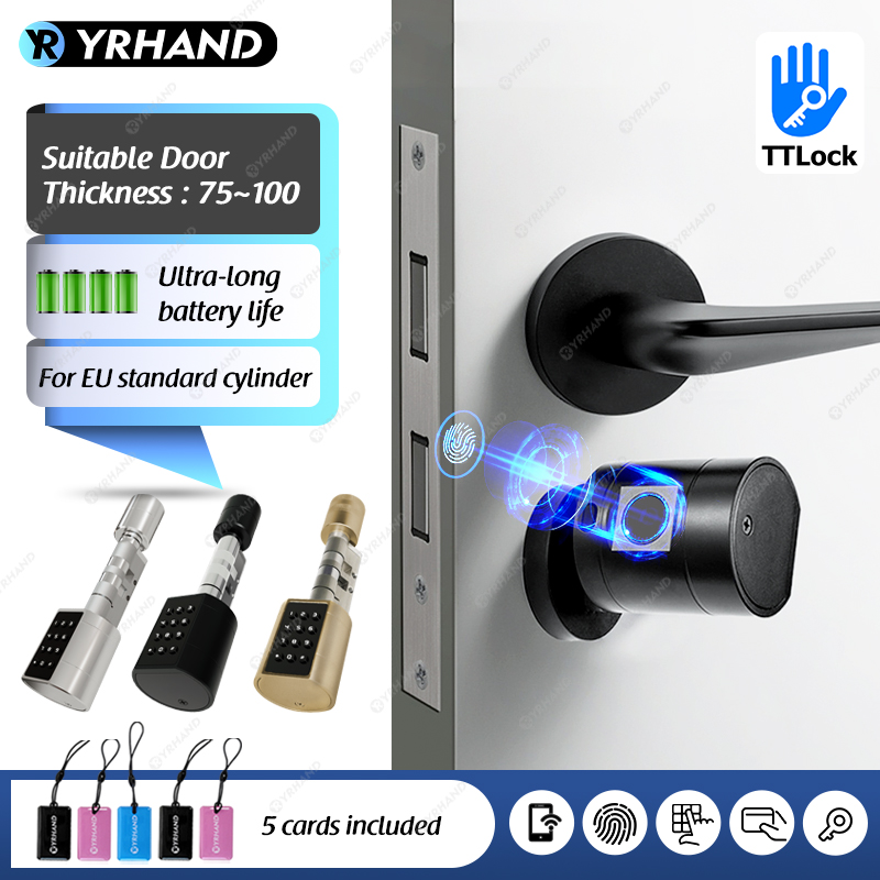 Smart Home For Windows - Smart Euro Cylindrical Door Lock ttlock