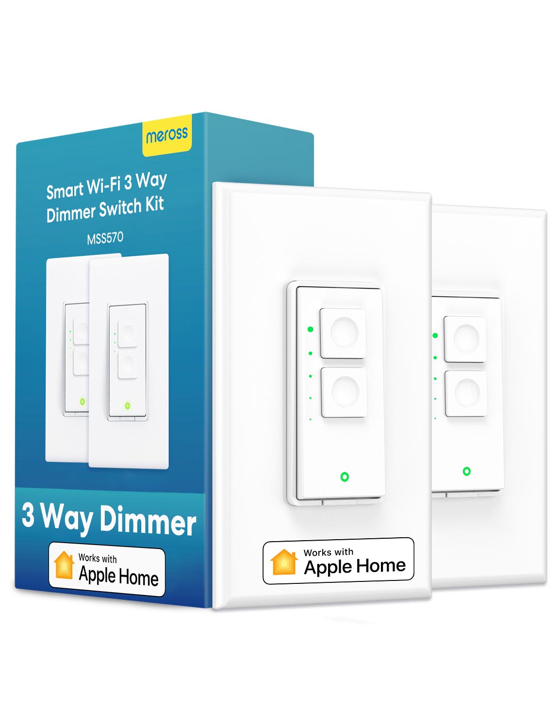 Wifi Led Dimmer - meross HomeKit 3 Way Smart Dimmer