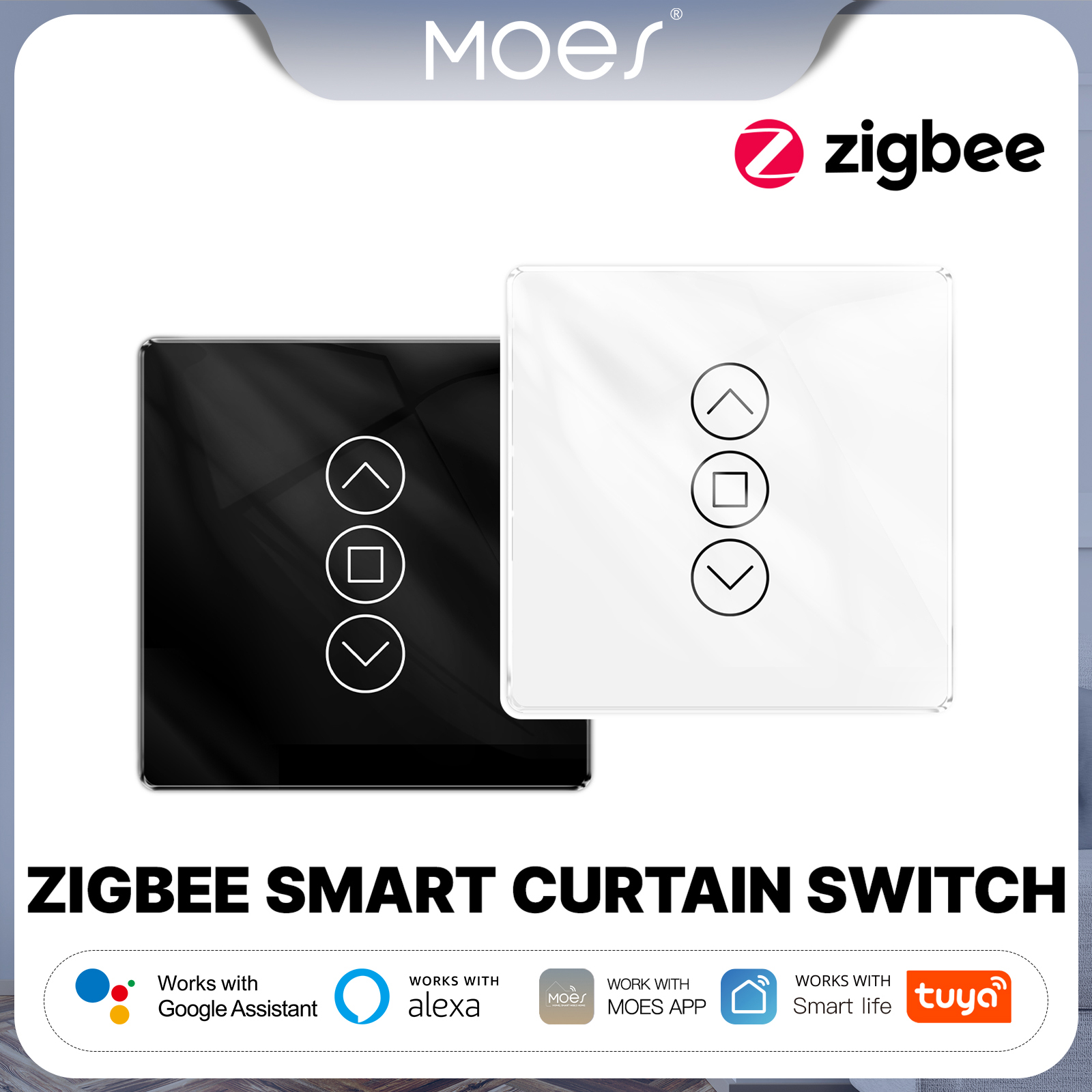 Smart Home For Windows - MOES Tuya ZigBee Smart Curtain Switch