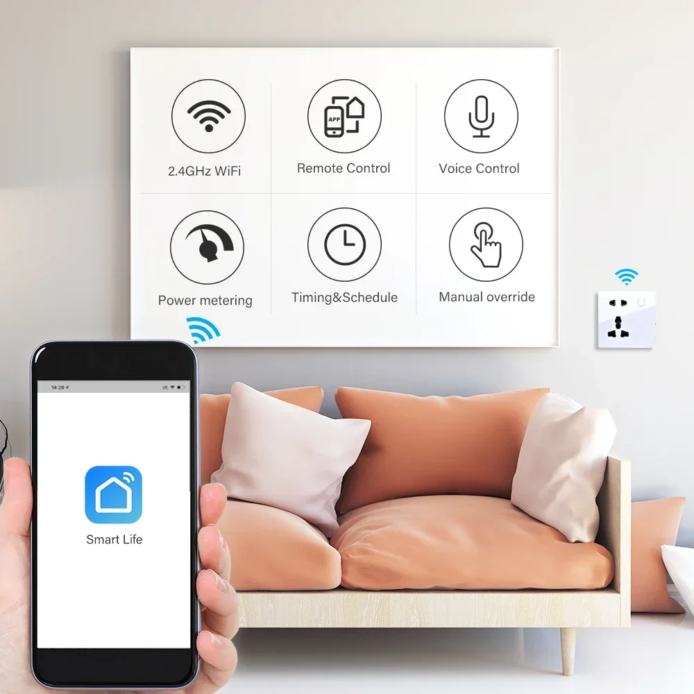 Customized Smart WiFi Wall Soc - Smart Home For Windows incelemesi ve fiyatı