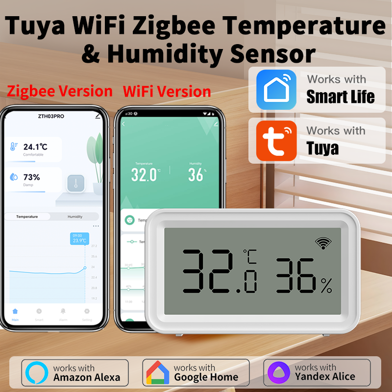 Tuya Zigbee WiFi Thermometer H - Smart Home Alexa incelemesi ve fiyatı