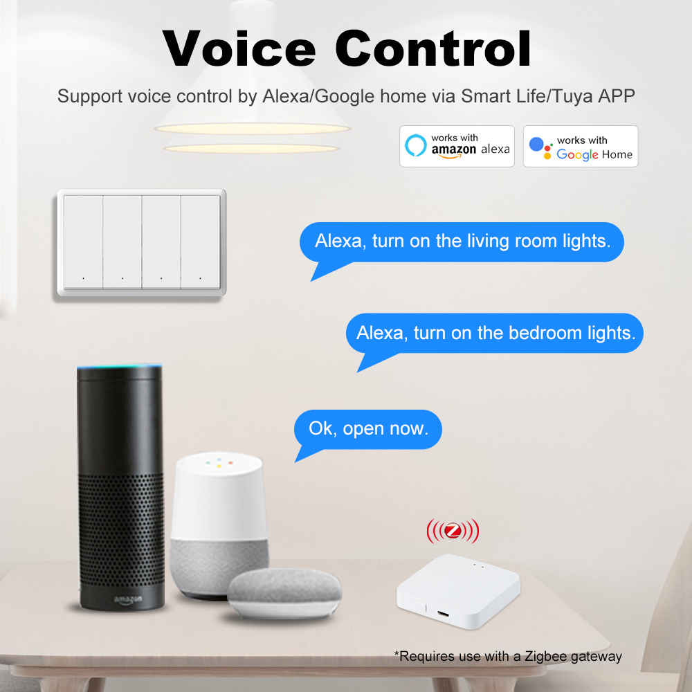 Manhot Smart zigbee Switch No  - Smart Home Alexa incelemesi ve fiyatı