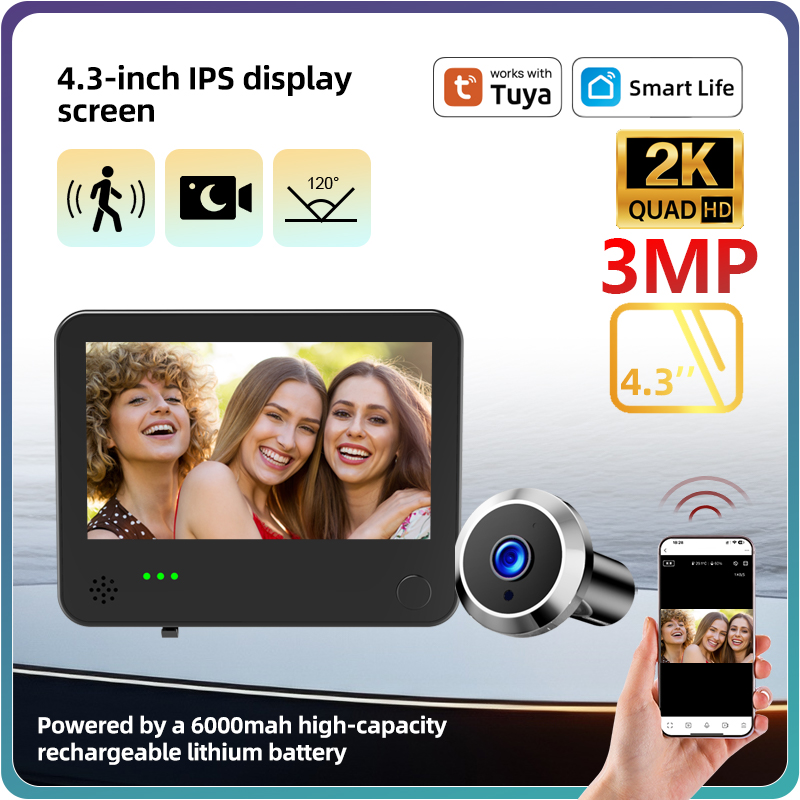 4.3inch Smart Life Door Peepho - Smart Home Ezviz incelemesi ve fiyatı