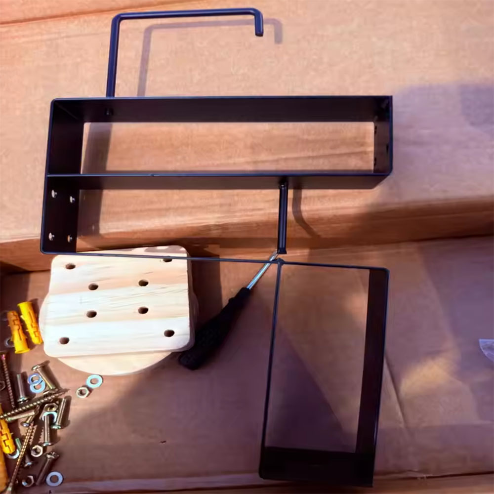 Wood Motorcycle Helmet Holder  - Smart Home Gym incelemesi ve fiyatı