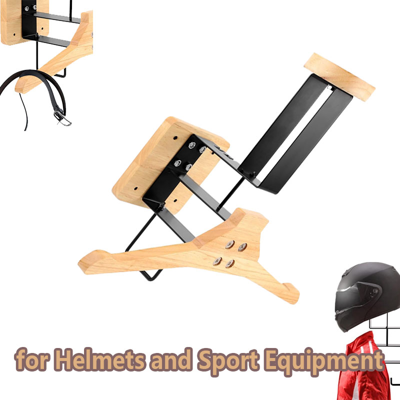 Wood Motorcycle Helmet Holder  - Smart Home Gym incelemesi ve fiyatı