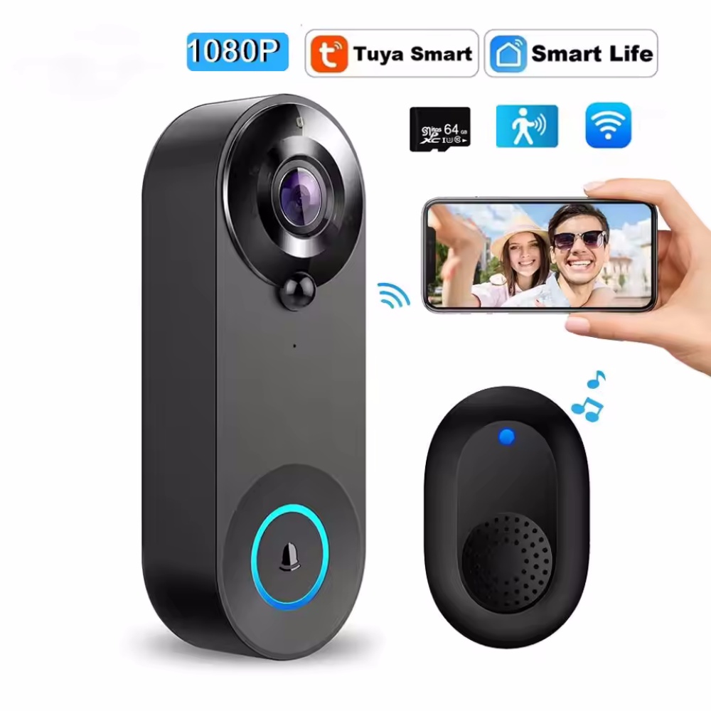 Tuya 1080P Wireless WIFI Doorb - Smart Home Battery Camera incelemesi ve fiyatı