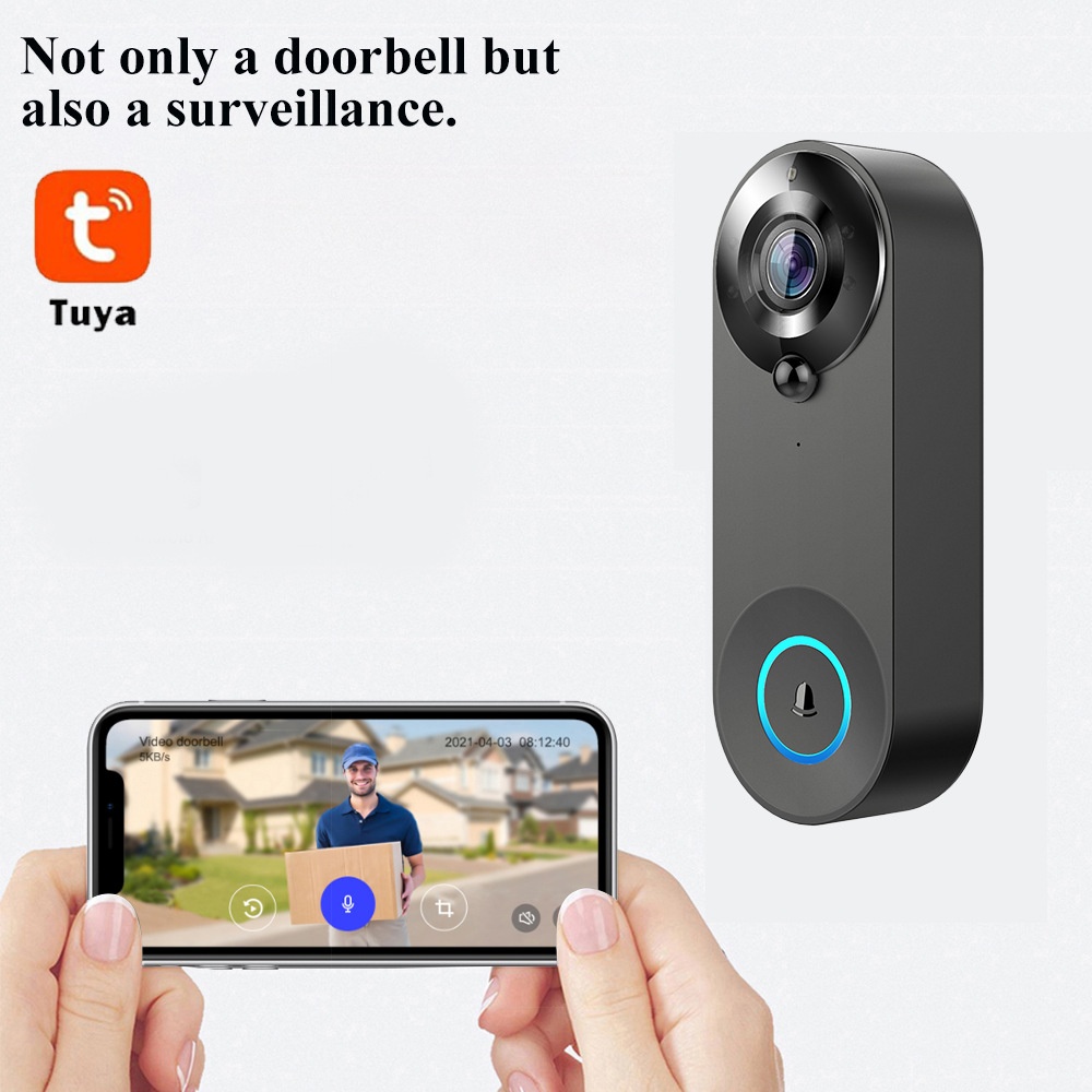 Tuya 1080P Wireless WIFI Doorb - Smart Home Battery Camera incelemesi ve fiyatı