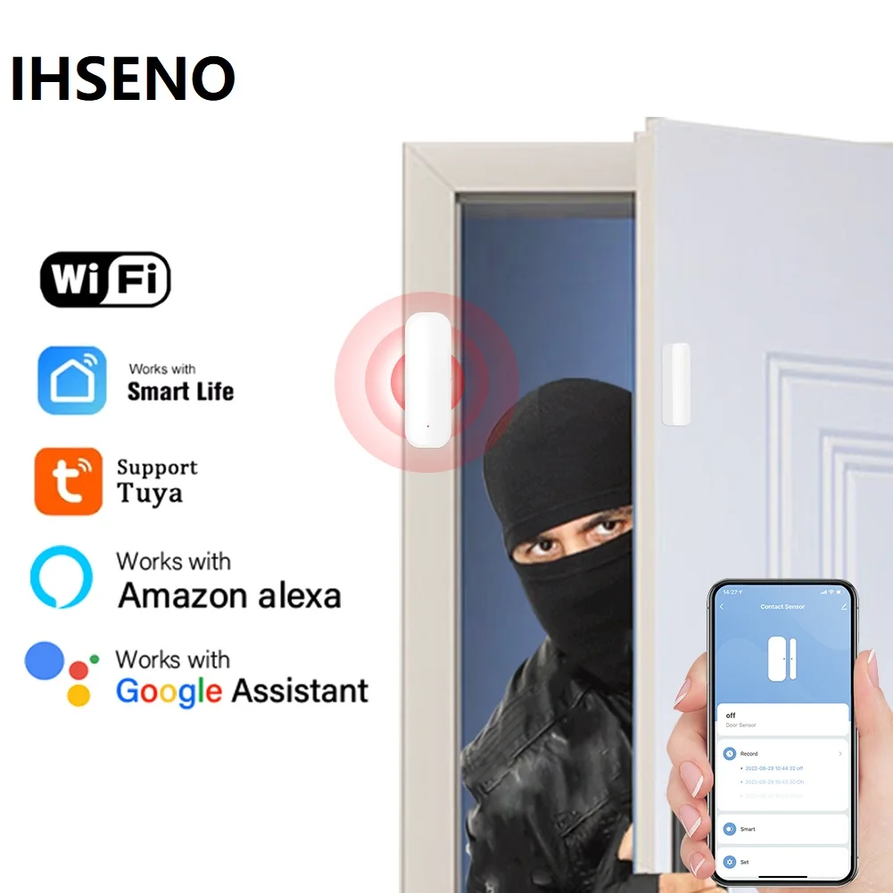 iHseno Tuya WiFi Door Sensor W - Smart Home For Windows incelemesi ve fiyatı