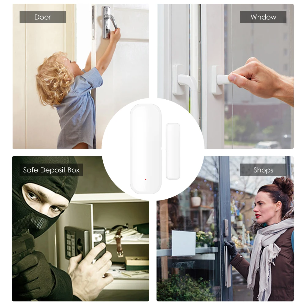 iHseno Tuya WiFi Door Sensor W - Smart Home For Windows incelemesi ve fiyatı