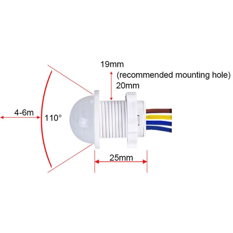 AC 110V 220V Mini Motion Senso - Smart Home Project incelemesi ve fiyatı
