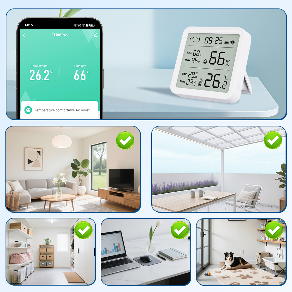 Tuya WiFi Thermometer hygromet - Smart Home Alexa incelemesi ve fiyatı