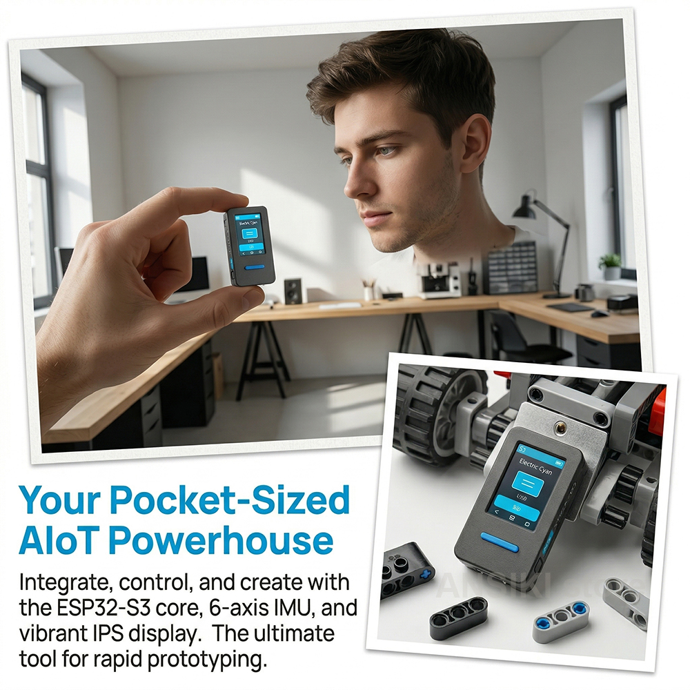 M5Stack M5StickS3 ESP32-S3 IoT - Smart Home Project incelemesi ve fiyatı