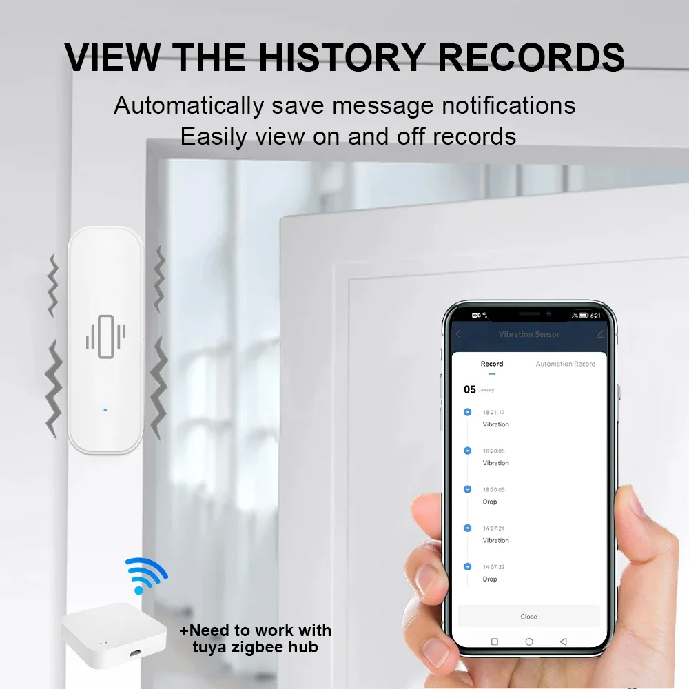 Smart ZigBee Vibration Sensor  - Smart Home News incelemesi ve fiyatı