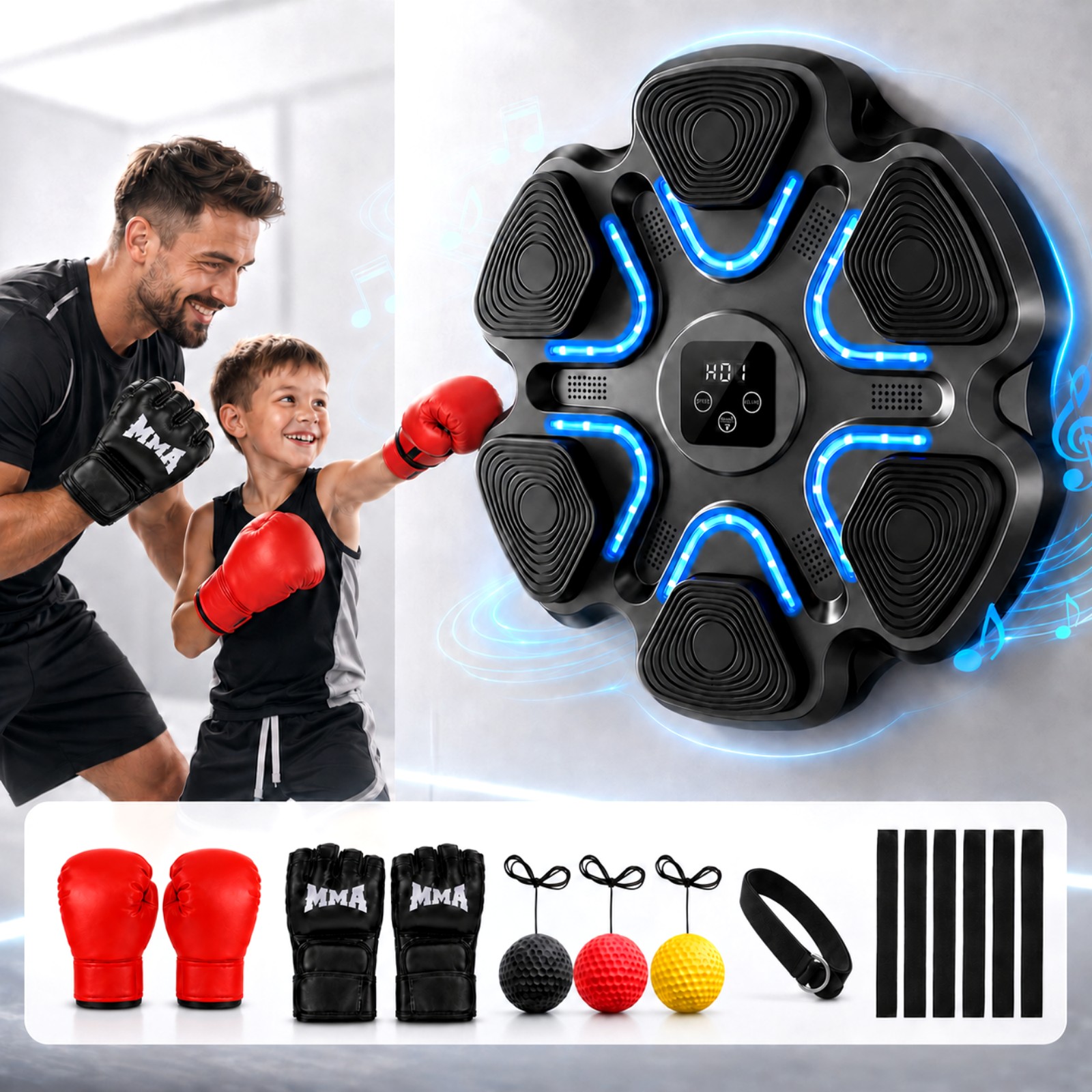 Music Boxing Machine Kids Adul - Smart Home Gym incelemesi ve fiyatı