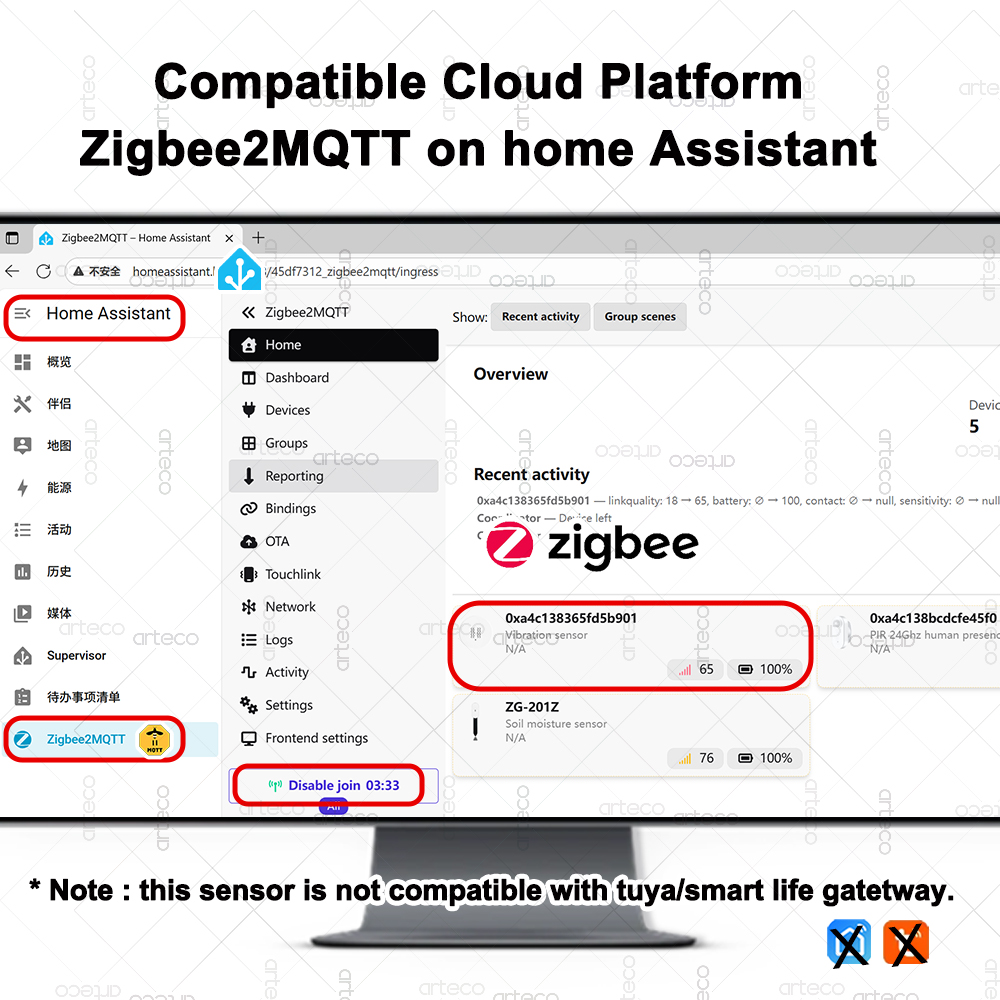 ZigBee Smart Vibration Sensor  - Smart Home News incelemesi ve fiyatı