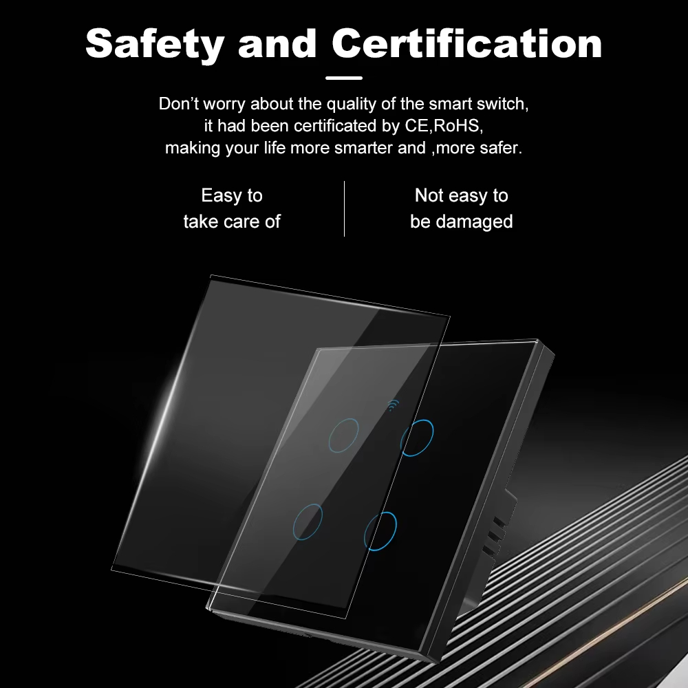 WiFi RF 433mhz Touch Wall Ligh - Smart Home Alexa incelemesi ve fiyatı