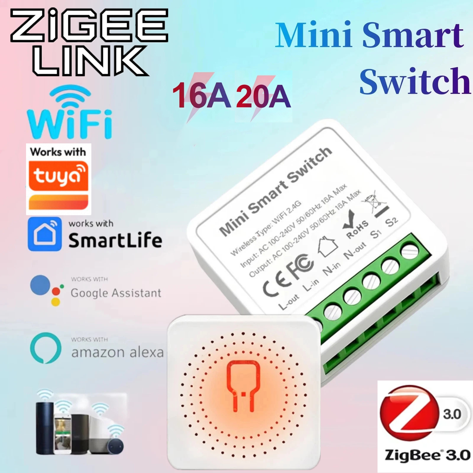 For Tuya Mini Smart WiFi Switc - Smart Home For Living incelemesi ve fiyatı