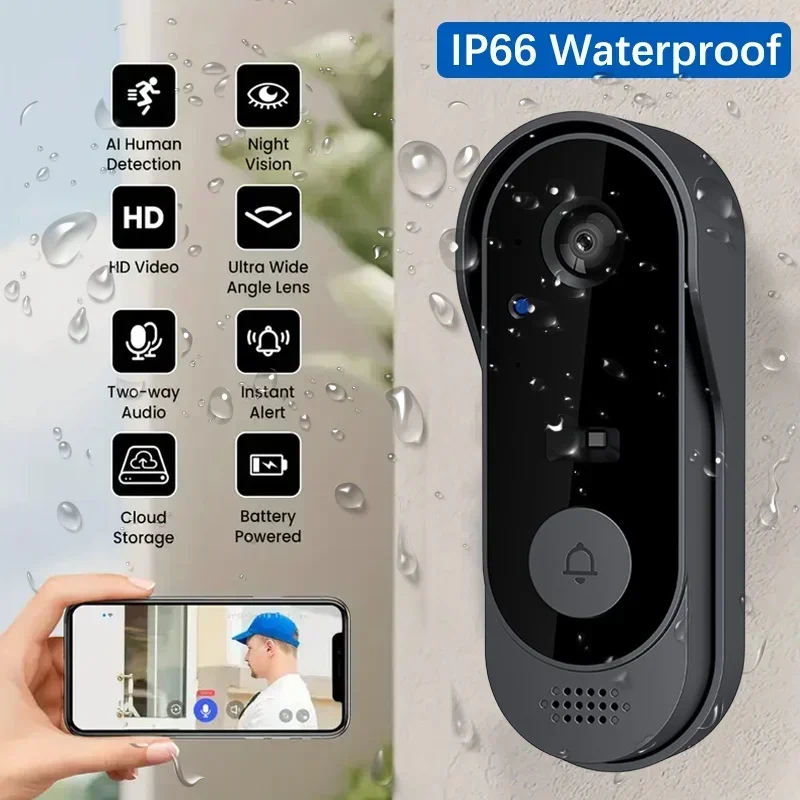 Video HD Wireless Waterproof D - Smart Home Battery Camera incelemesi ve fiyatı