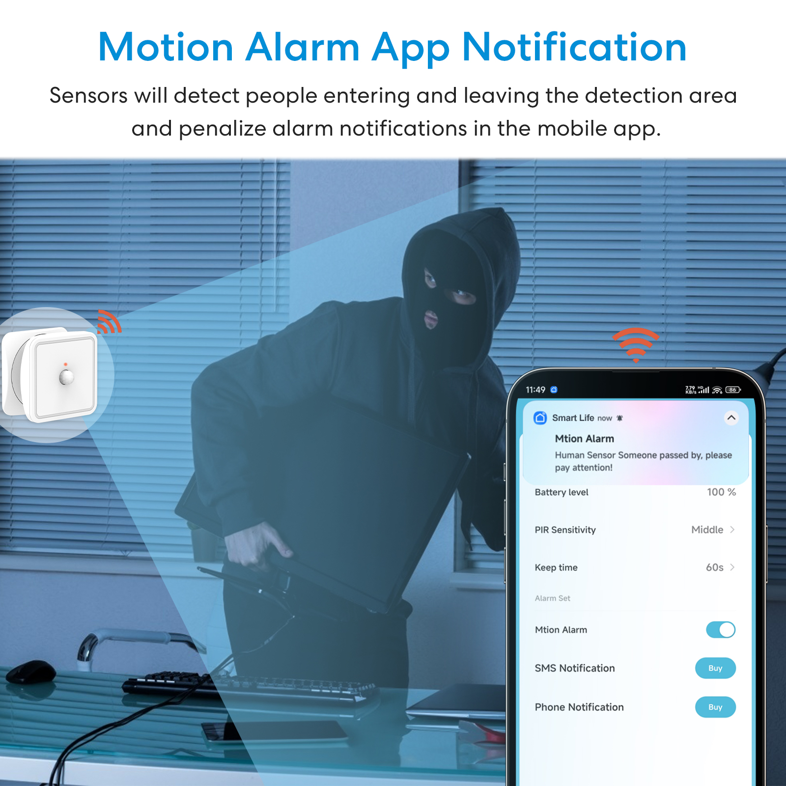 Tuya ZigBee Human Motion Senso - Smart Home For Living incelemesi ve fiyatı