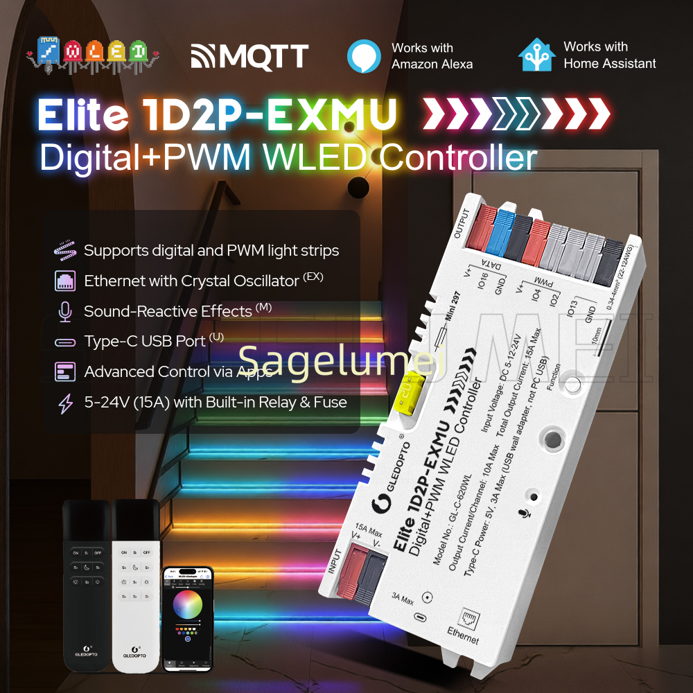 WLED Controller Elite 1D2P-EXM - Wifi Led Dimmer incelemesi ve fiyatı