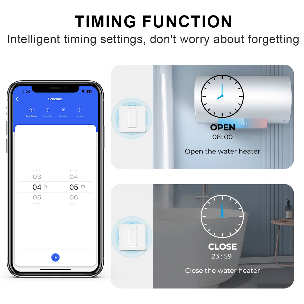 Smart Water Heater Switch/WiFi - Smart Home Web incelemesi ve fiyatı