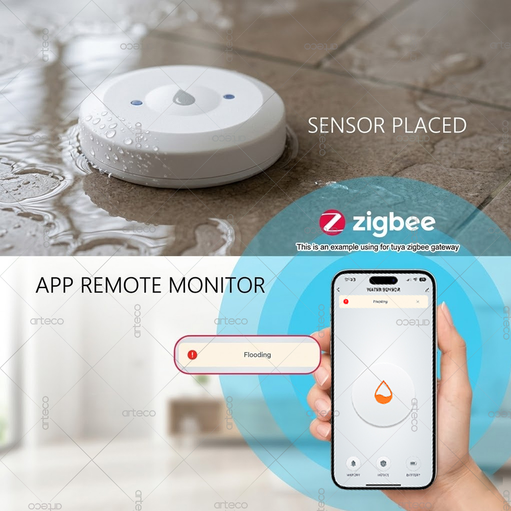 Zigbee Water Leak Sensor Flood - Smart Home Kitchen incelemesi ve fiyatı