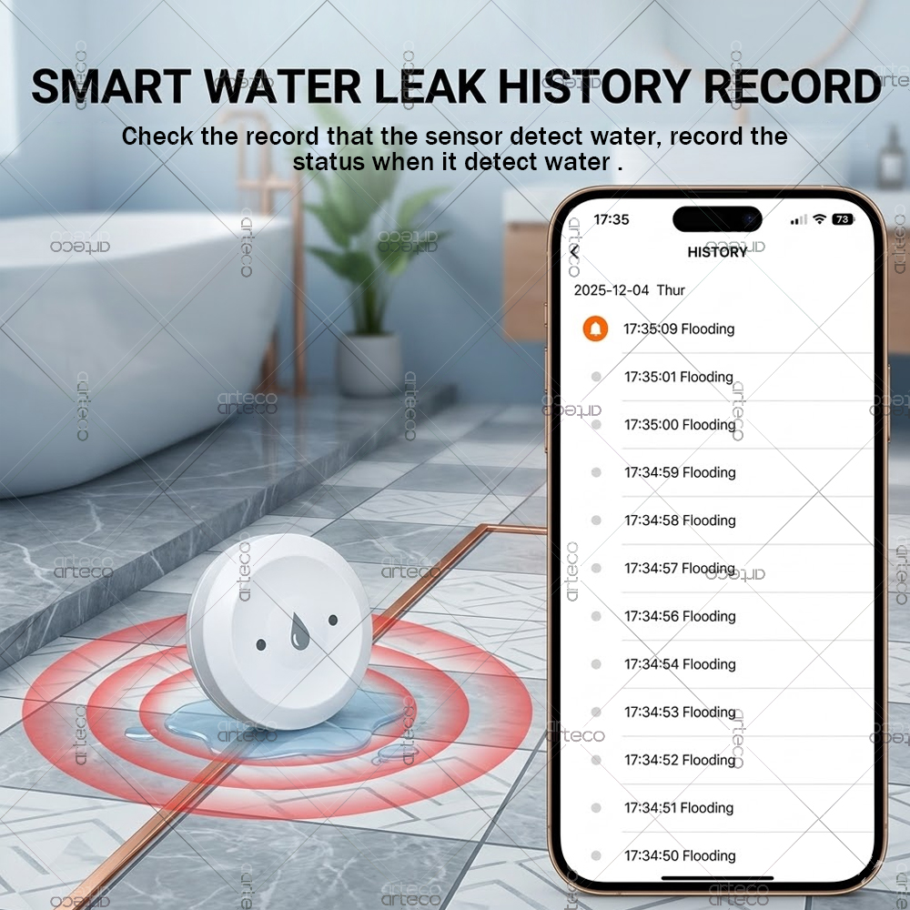 Zigbee Water Leak Sensor Flood - Smart Home Kitchen incelemesi ve fiyatı