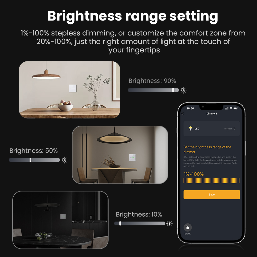 AVATTO WiFi 1/2 Gang Smart Dim - Smart Home For Living incelemesi ve fiyatı