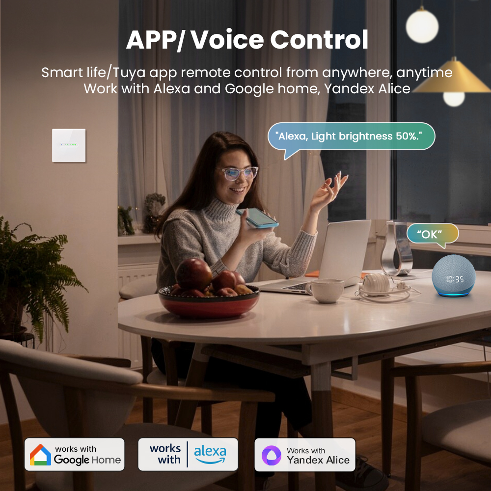 AVATTO WiFi 1/2 Gang Smart Dim - Smart Home For Living incelemesi ve fiyatı