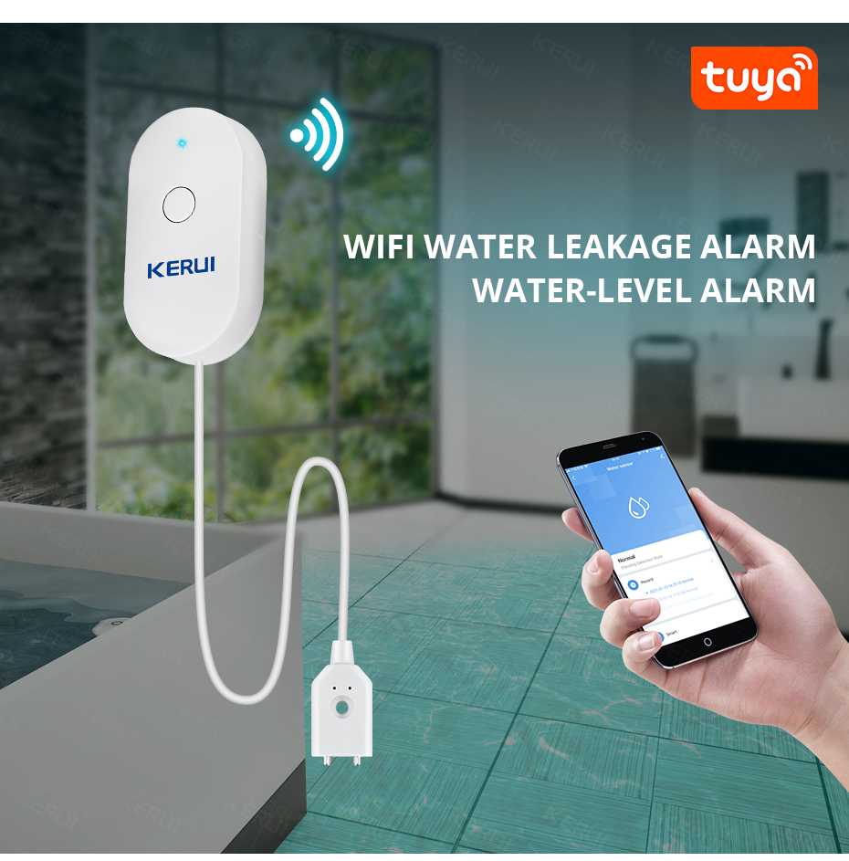 KERUI Smart  WiFi Water Sensor - Smart Home News incelemesi ve fiyatı