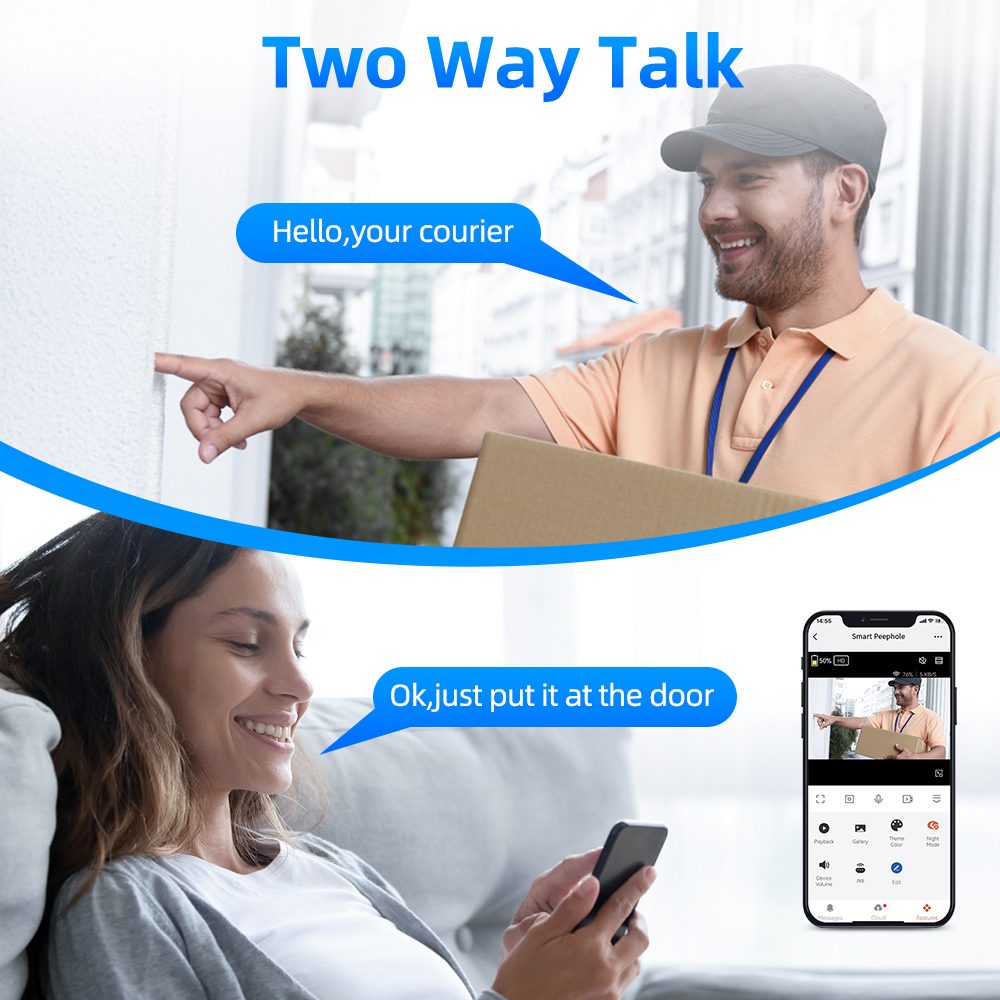 Hollarm Tuya WiFi Door Peephol - Smart Home Ezviz incelemesi ve fiyatı