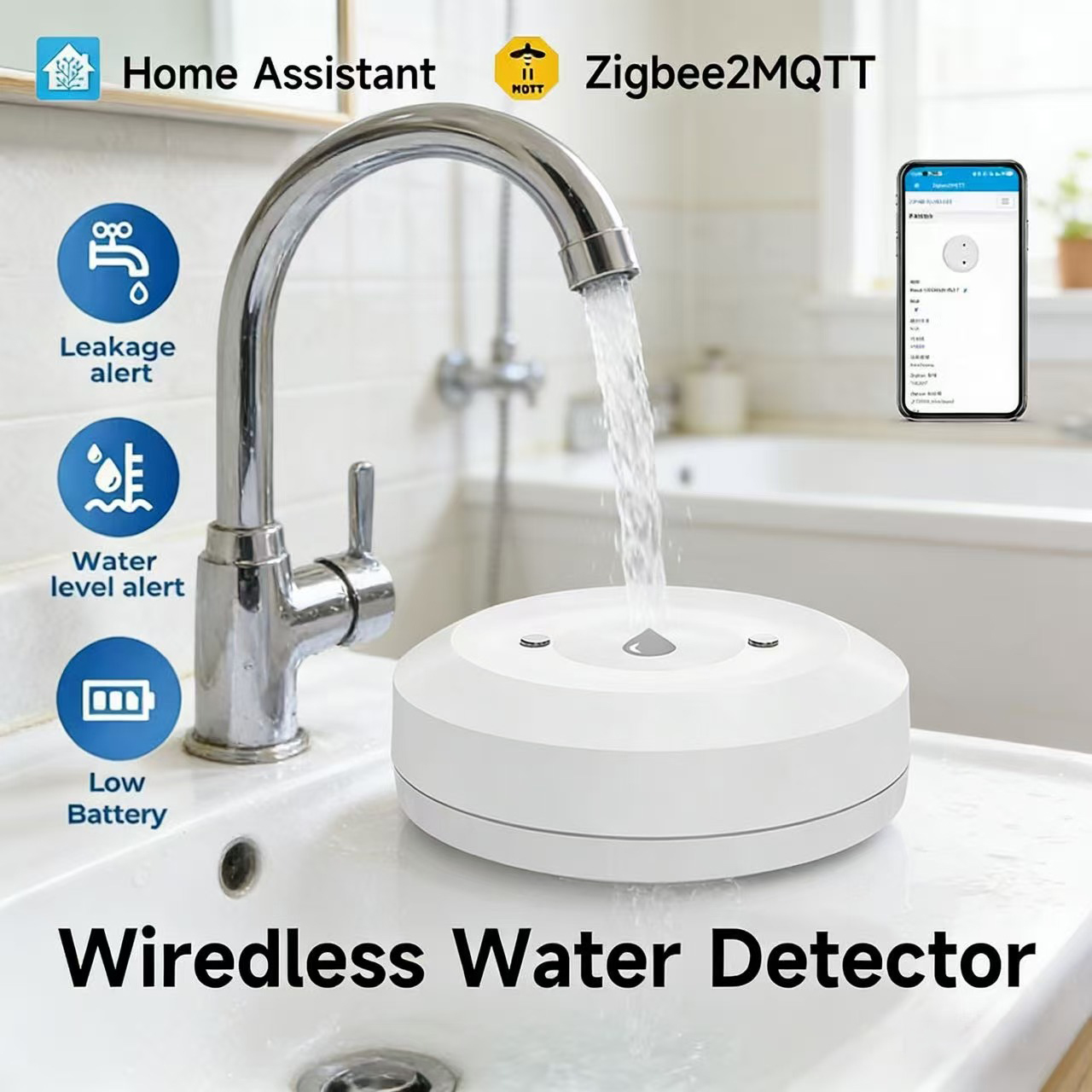 Smart ZigBee3.0 2MQTT Water Le - Smart Home News incelemesi ve fiyatı