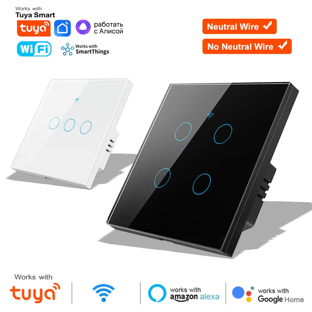1 2 3 4 Gang WiFi RF 433mhz To - Smart Home Alexa incelemesi ve fiyatı