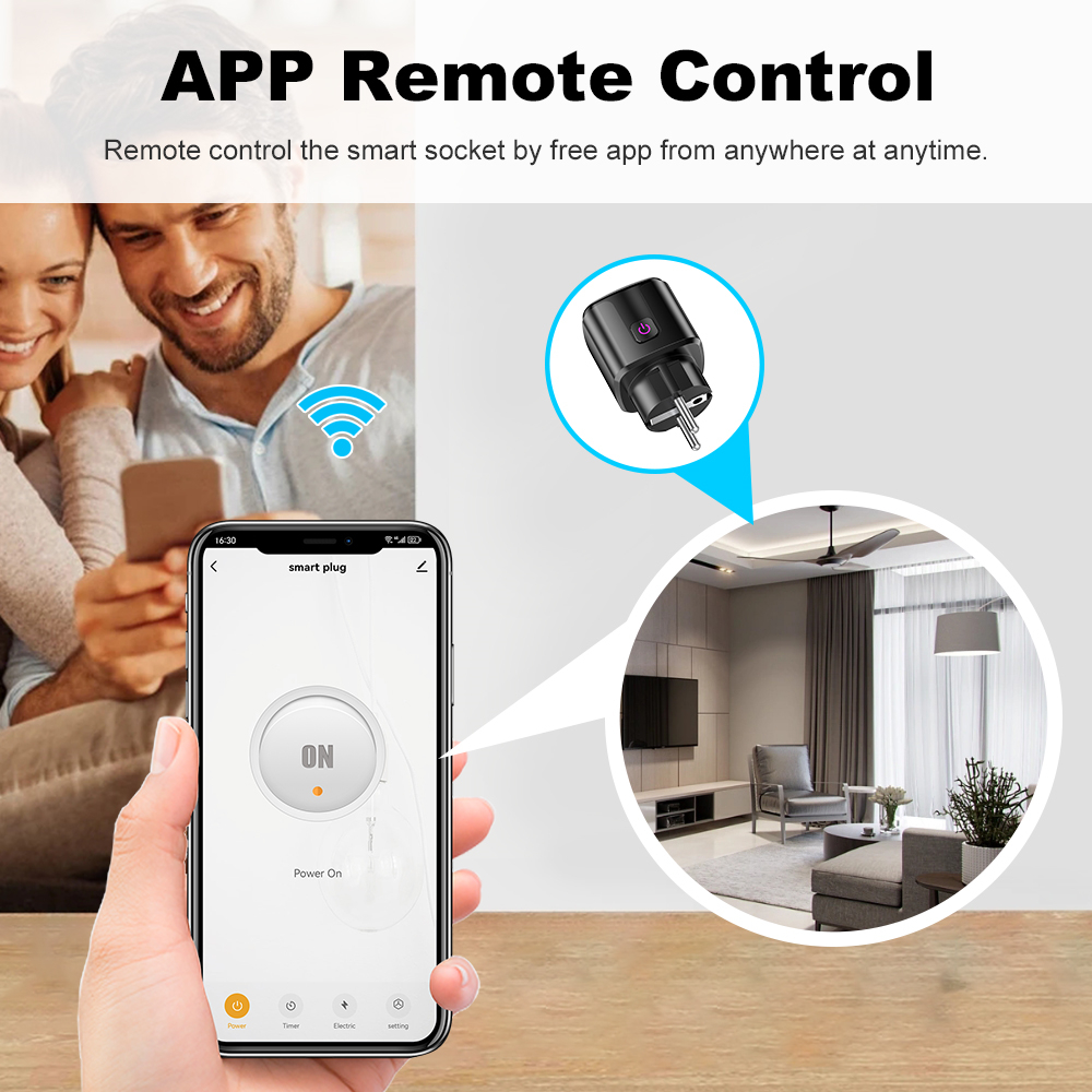 Tuya Smart 20A EU Plug WiFi+Bl - Smart Home News incelemesi ve fiyatı
