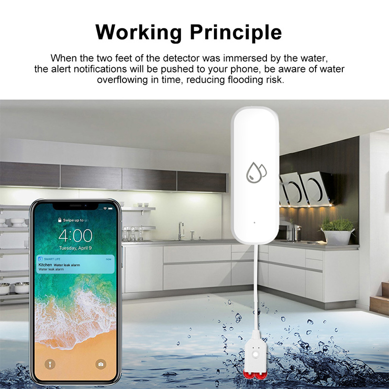 Tuya WiFi Water Leakage Alarm  - Smart Home News incelemesi ve fiyatı