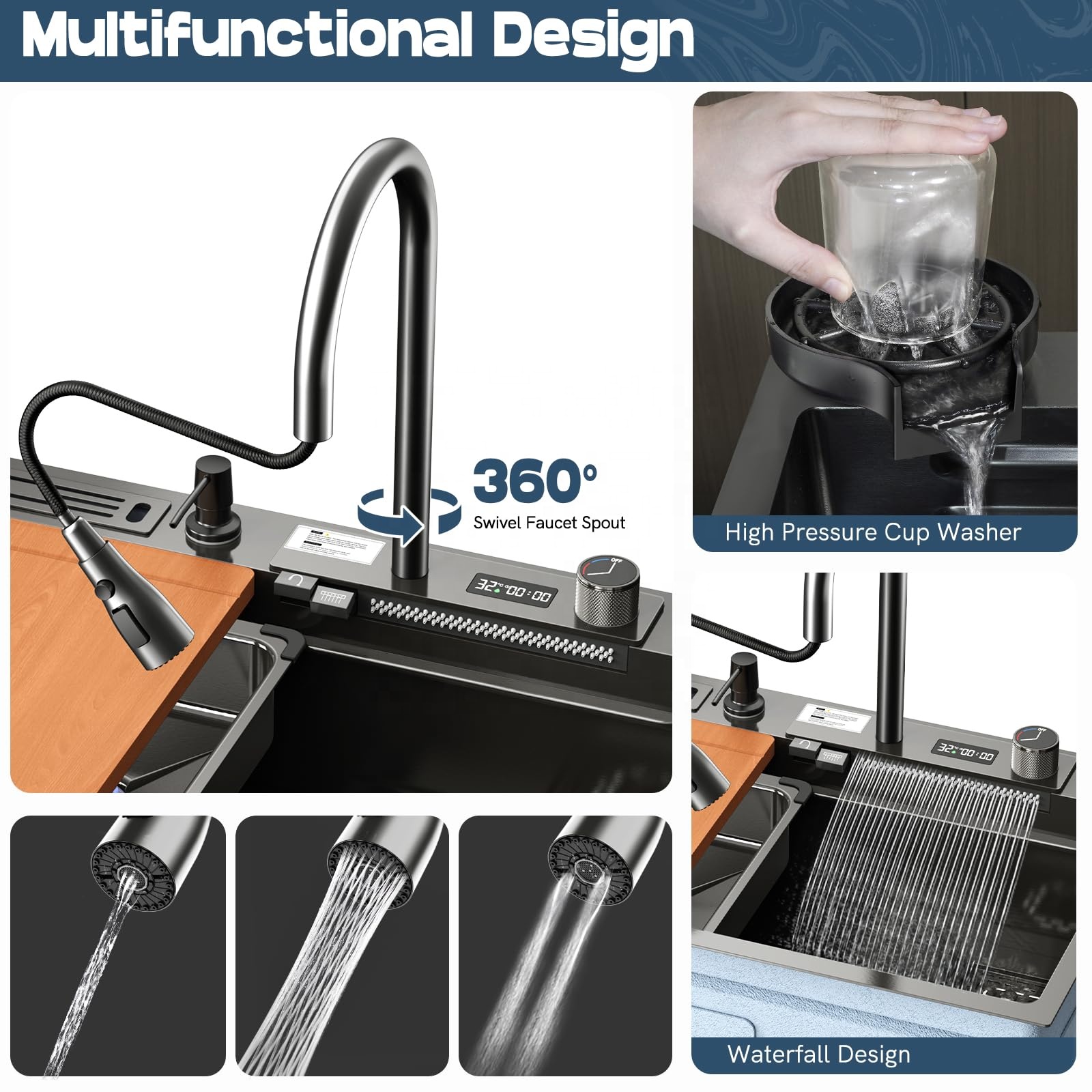 Modern Smart Stainless Steel N - Smart Home Kitchen incelemesi ve fiyatı