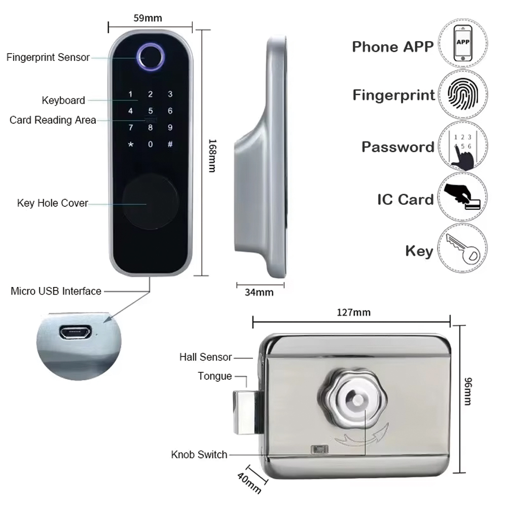 TYSH Tuya Remote Smart Door Lo - Smart Home Ezviz incelemesi ve fiyatı