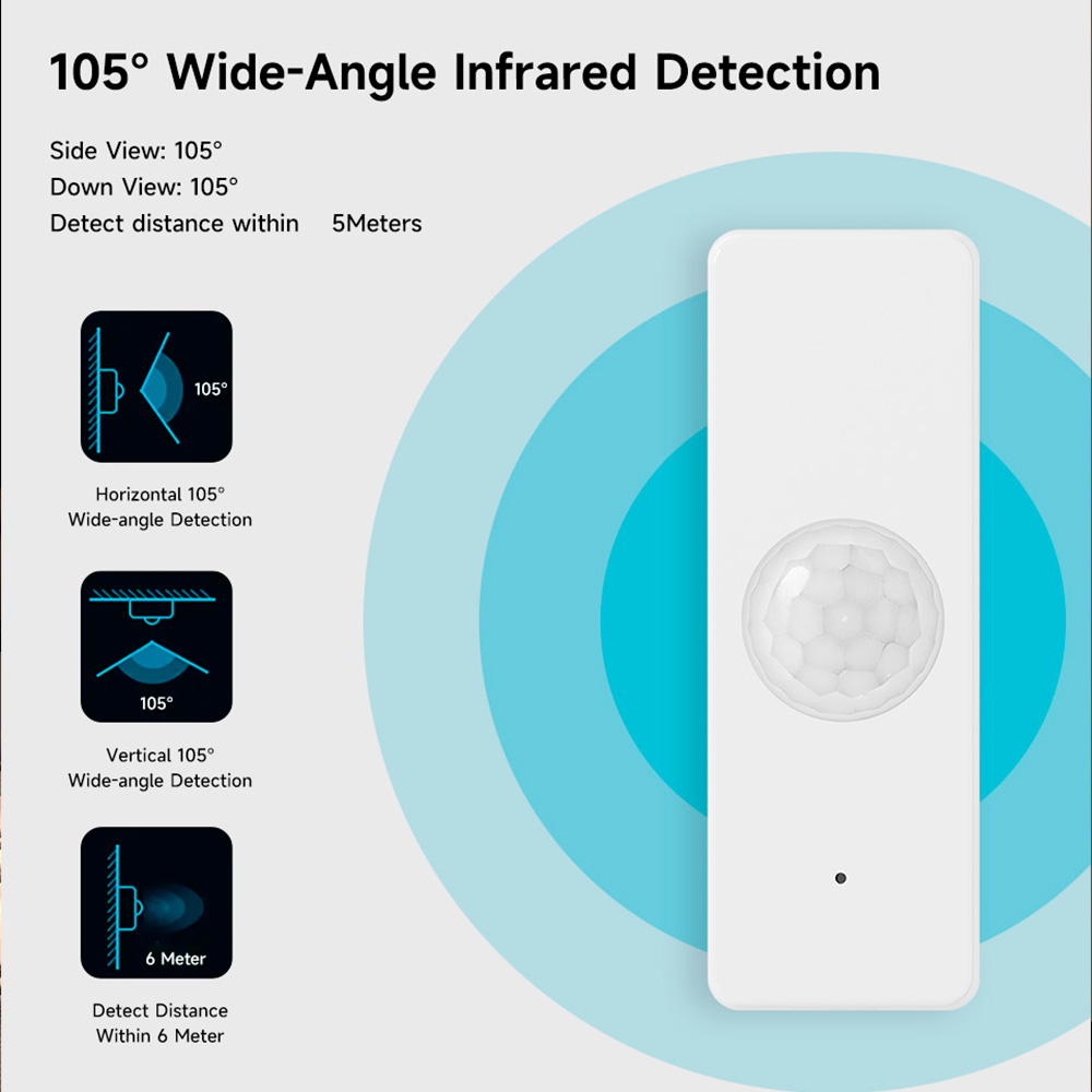 WiFi Smart PIR Motion Sensor T - Smart Home For Living incelemesi ve fiyatı
