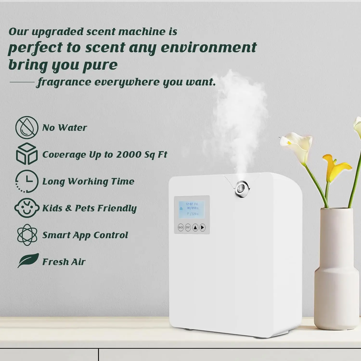 Waterless Fragrance Diffuser 3 - Smart Home Fragrance Diffuser incelemesi ve fiyatı
