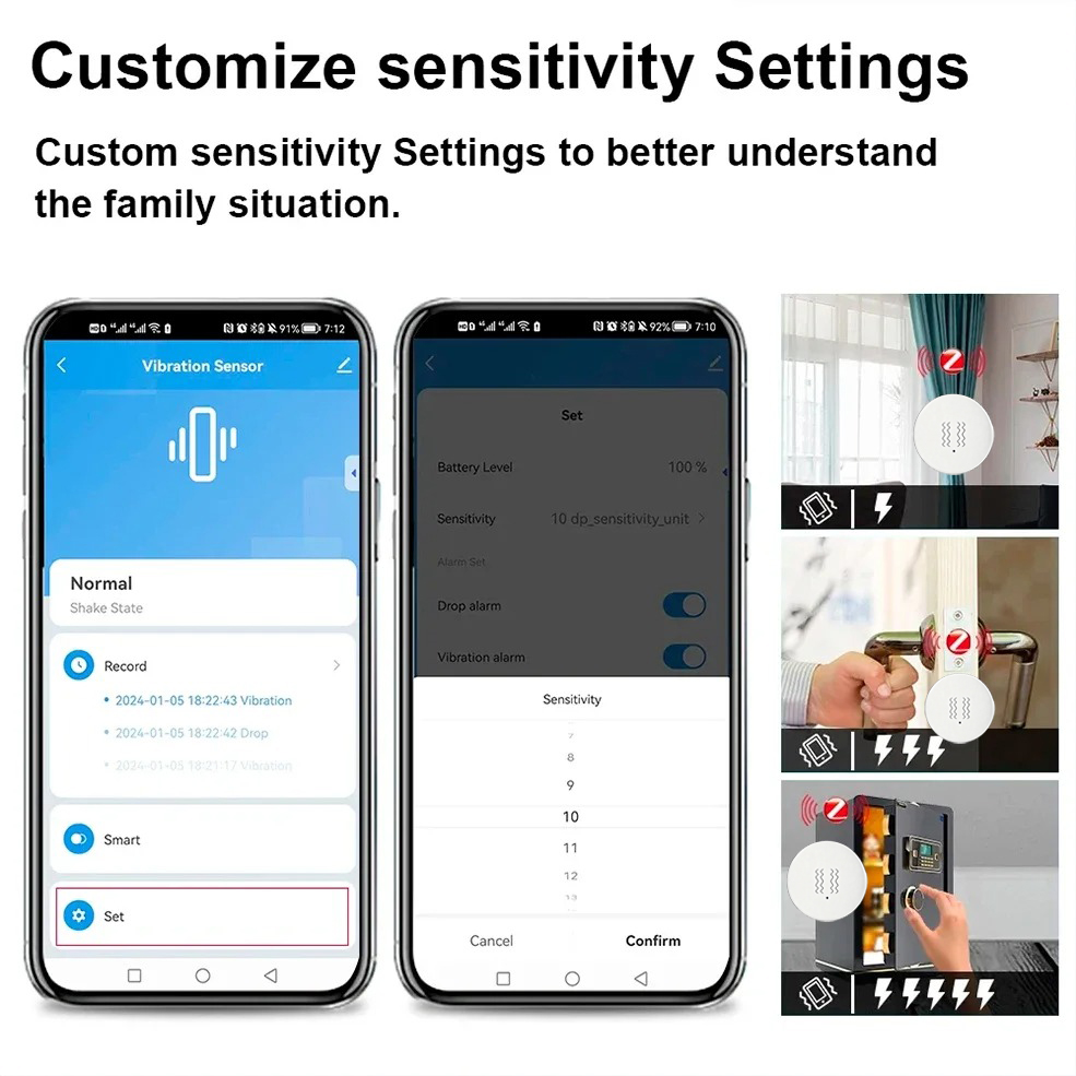 Tuya ZigBee Smart Vibration &  - Smart Home News incelemesi ve fiyatı