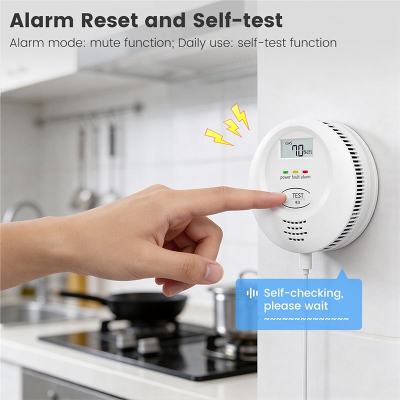 Tuya Smart Home Wifi Gas Leak  - Smart Home Kitchen incelemesi ve fiyatı
