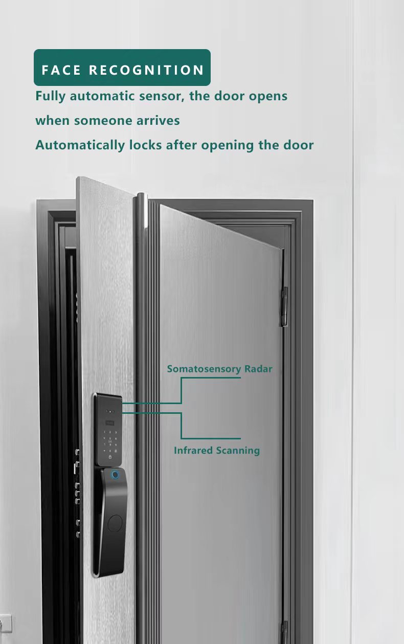 Smart Door Lock Palm Vein 3D F - Smart Home Battery Camera incelemesi ve fiyatı