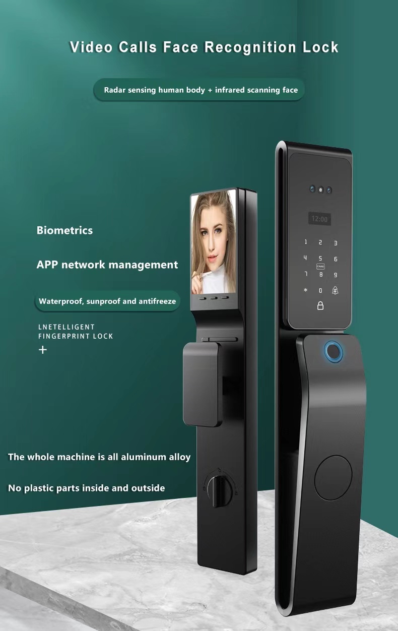 Smart Door Lock Palm Vein 3D F - Smart Home Battery Camera incelemesi ve fiyatı