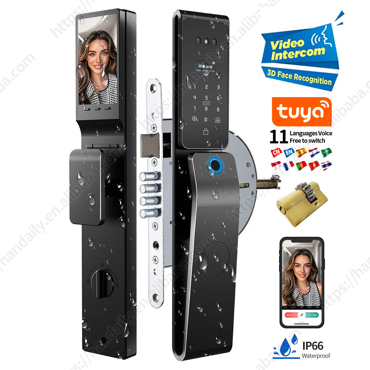 Waterproof Tuya 3D Face Recogn - Smart Home Battery Camera incelemesi ve fiyatı
