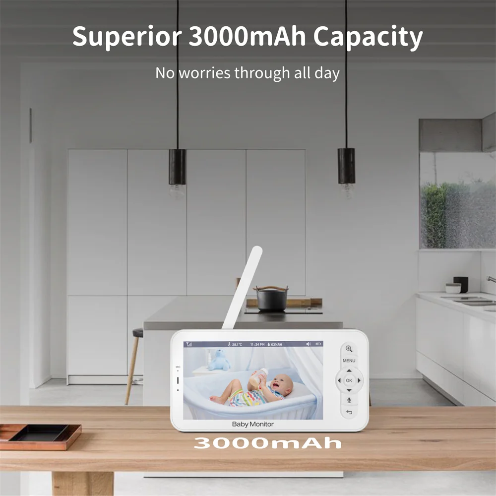 Babystar 5 Inch Wifi Baby Moni - Smart Home Battery Camera incelemesi ve fiyatı