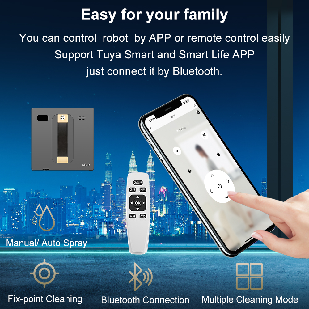 Robot Window cleaner ABIR WD8, - Smart Home For Windows incelemesi ve fiyatı