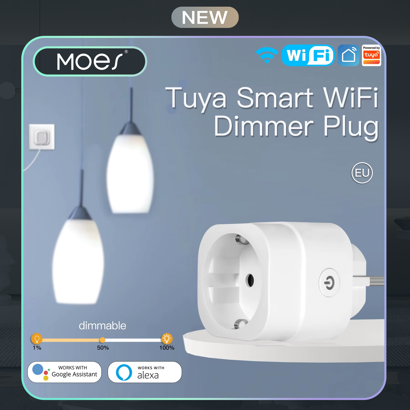MOES Tuya WiFi Smart Plug Dimm - Smart Home Technology incelemesi ve fiyatı