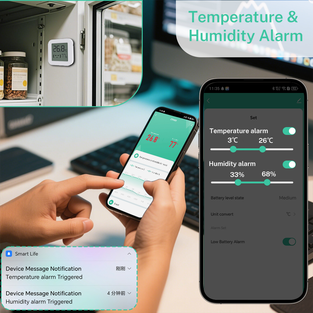 Zigbee2MQTT Tuya Temperature H - Smart Home Alexa incelemesi ve fiyatı